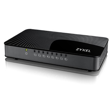 Zyxel GS-108S v2 Non-géré Gigabit Ethernet (10 100 1000) Noir