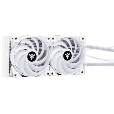 itek EVOLIQ 240 ARGB (White Edition) Processeur Refroidisseur de liquide tout-en-un 12 cm Blanc