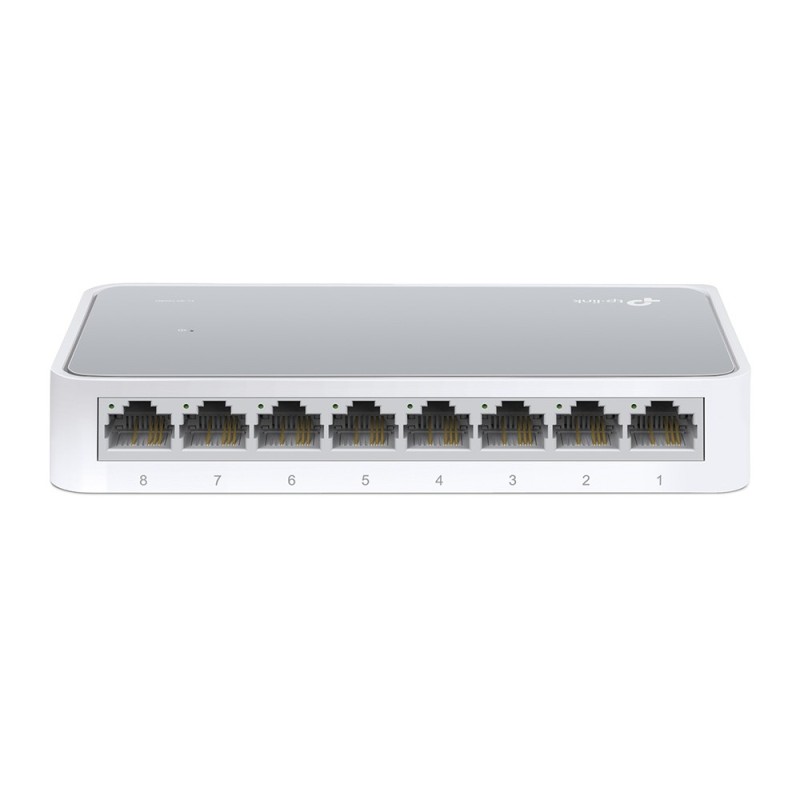 TP-Link TL-SF1008D Non-géré Fast Ethernet (10 100) Blanc