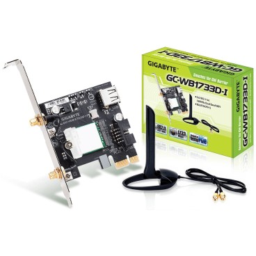 GIGABYTE GC-WB1733D-I carte réseau Interne WLAN   Bluetooth 1733 Mbit s