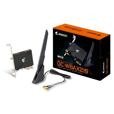 GIGABYTE GC-WBAX210 carte réseau Interne WLAN   Bluetooth 2400 Mbit s