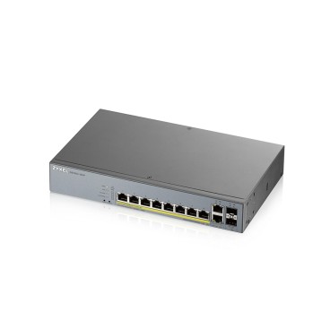 Zyxel GS1350-12HP-EU0101F commutateur réseau Géré L2 Gigabit Ethernet (10 100 1000) Connexion Ethernet, supportant