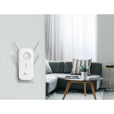 TP-Link RE650 prolongateur réseau Émetteur réseau Blanc 10, 100, 1000 Mbit s