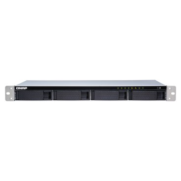 QNAP TS-431XeU NAS Rack (1 U) Annapurna Labs Alpine AL-314 2 Go DDR3 QNAP QTS Noir, Acier inoxydable