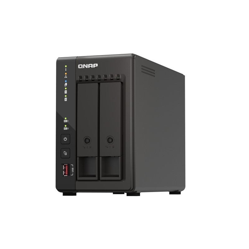 QNAP TS-253E NAS Tower Intel® Celeron® J6412 8 Go QNAP QTS Noir