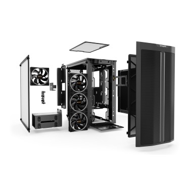 be quiet! PURE BASE 500 FX Black Midi Tower Noir