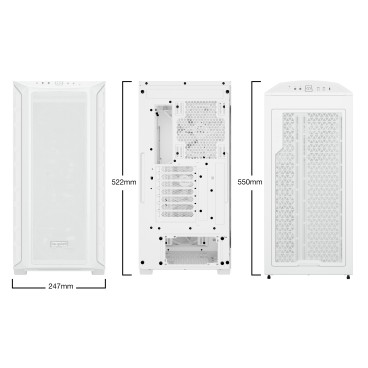 be quiet! Shadow Base 800 FX White Midi Tower Blanc