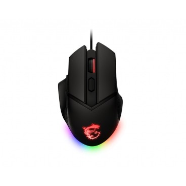 MSI Clutch GM20 Elite souris Jouer Droitier USB Type-A Optique 6400 DPI