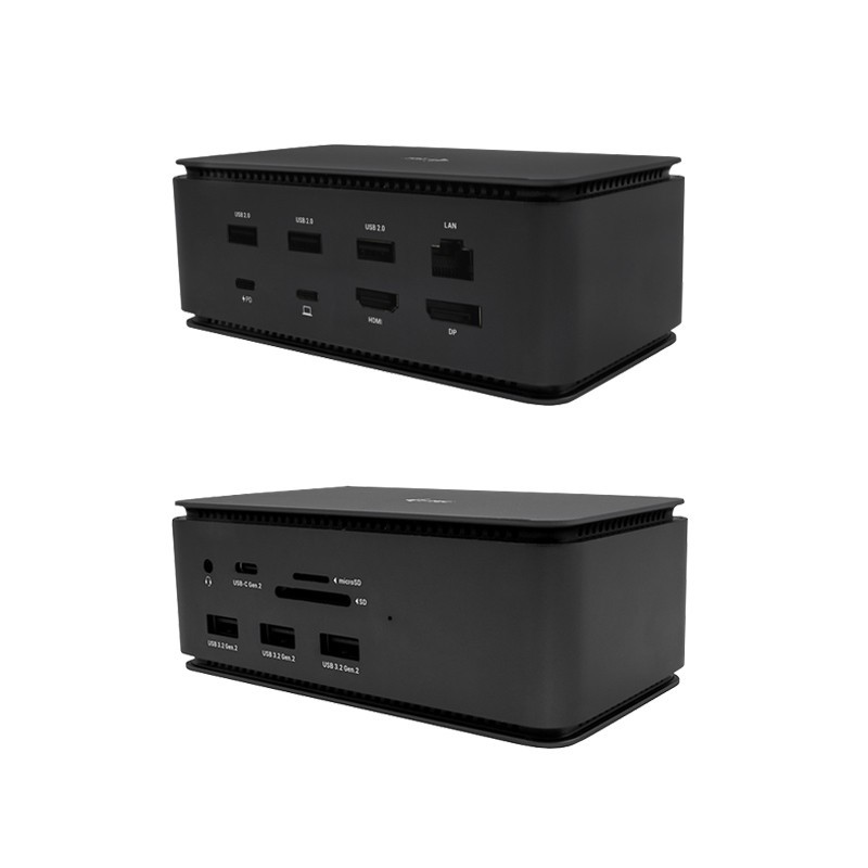 i-tec Metal USB4 Docking station Dual 4K HDMI DP + Power Delivery 80 W