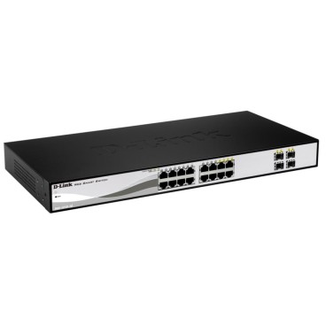 D-Link DGS-1210-16 Géré L2 Gigabit Ethernet (10 100 1000) Noir