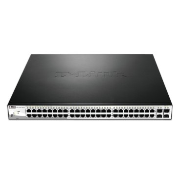 D-Link DGS-1210-52MP Géré L2 Gigabit Ethernet (10 100 1000) Connexion Ethernet, supportant l'alimentation via ce port (PoE)