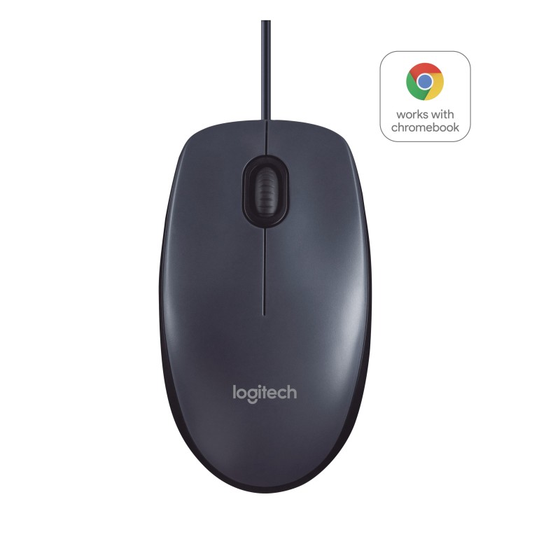 Logitech B100 souris Bureau Ambidextre USB Type-A Optique 800 DPI