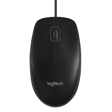 Logitech B100 souris Bureau Ambidextre USB Type-A Optique 800 DPI