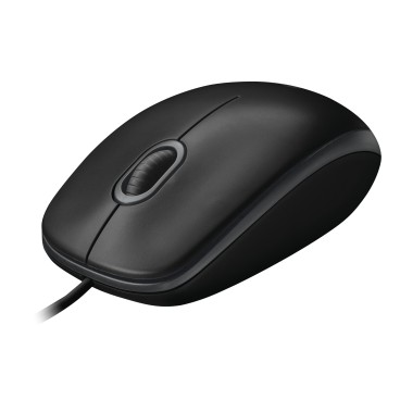 Logitech B100 souris Bureau Ambidextre USB Type-A Optique 800 DPI