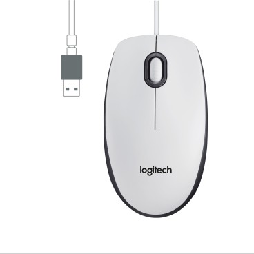 Logitech M100 souris Bureau Ambidextre USB Type-A Optique 1000 DPI