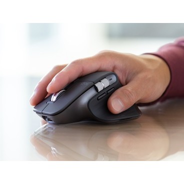 Logitech MX Master 3s for Business souris Bureau Droitier RF sans fil + Bluetooth Laser 8000 DPI