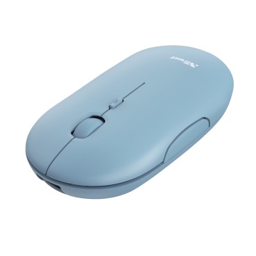 Trust Puck souris Bureau Ambidextre RF sans fil + Bluetooth 1600 DPI