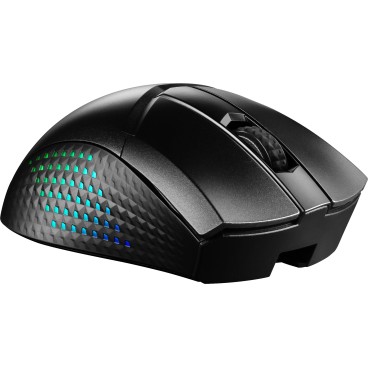 MSI CLUTCH GM51 LIGHTWEIGHT WIRELESS souris Jouer Droitier RF Wireless + Bluetooth + USB Type-C Optique 26000 DPI