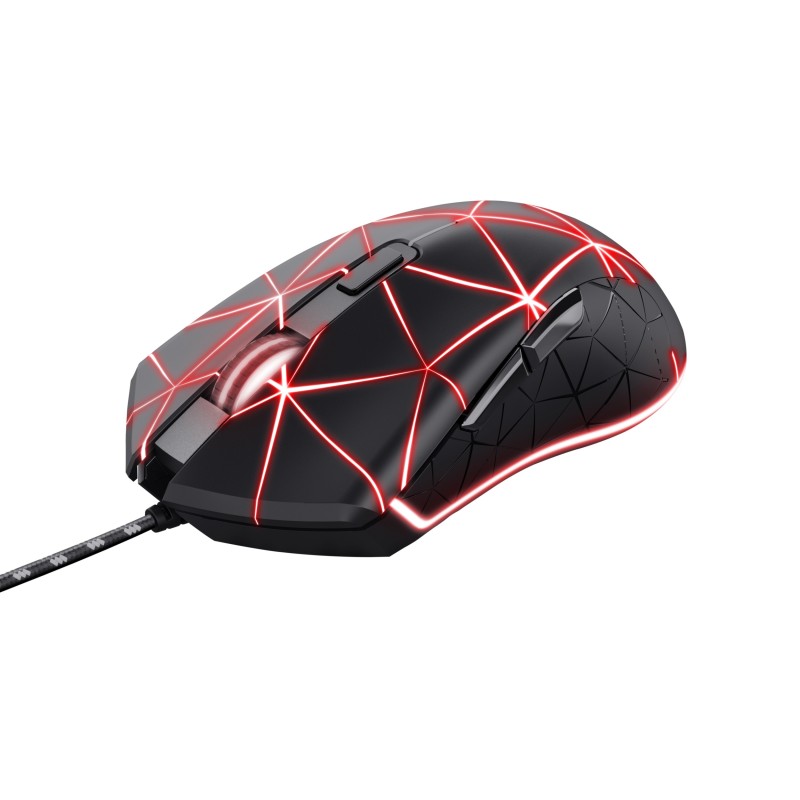 Trust GXT 133 Locx souris Jouer Droitier USB Type-A Optique 4000 DPI