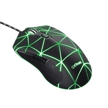 Trust GXT 133 Locx souris Jouer Droitier USB Type-A Optique 4000 DPI