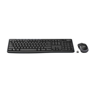 Logitech Wireless Combo MK270 clavier Souris incluse Universel USB AZERTY Français Noir