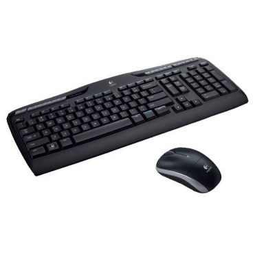 Logitech Wireless Combo MK330 clavier Souris incluse Bureau USB AZERTY Français Noir