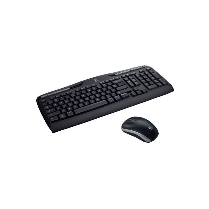 Logitech Wireless Combo MK330 clavier Souris incluse Bureau USB AZERTY Français Noir