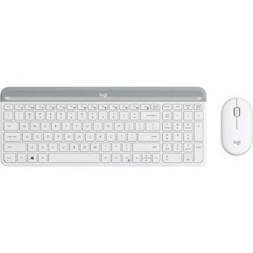 Logitech MK470 clavier Souris incluse Bureau RF sans fil AZERTY Français Blanc