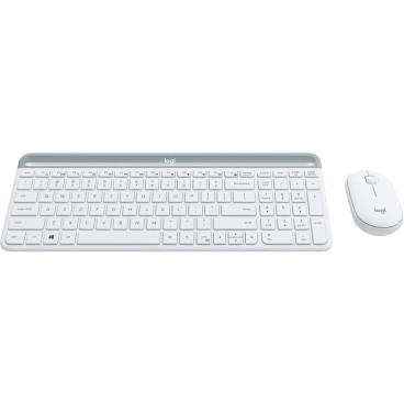 Logitech MK470 clavier Souris incluse Bureau RF sans fil AZERTY Français Blanc