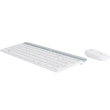 Logitech MK470 clavier Souris incluse Bureau RF sans fil AZERTY Français Blanc