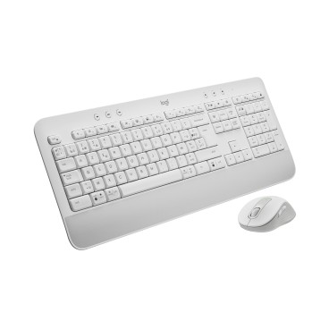 Logitech Signature MK650 Combo For Business clavier Souris incluse Bureau Bluetooth AZERTY Français Blanc