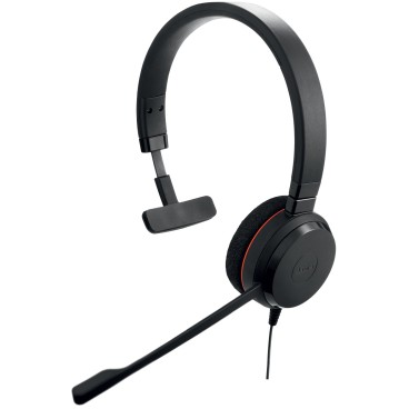 Jabra 4993-823-109 écouteur casque Avec fil Arceau Bureau Centre d'appels USB Type-A Noir