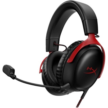 HyperX Cloud III — Casque de jeu (noir rouge)