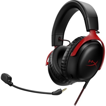 HyperX Cloud III — Casque de jeu (noir rouge)