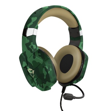 Trust GXT 323C Carus Casque Avec fil Arceau Jouer Camouflage