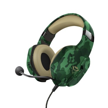 Trust GXT 323C Carus Casque Avec fil Arceau Jouer Camouflage