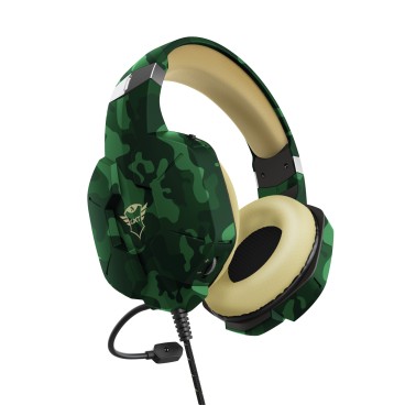 Trust GXT 323C Carus Casque Avec fil Arceau Jouer Camouflage