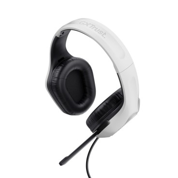 Trust GXT 415PS ZIROX Casque Avec fil Arceau Jouer Noir, Blanc