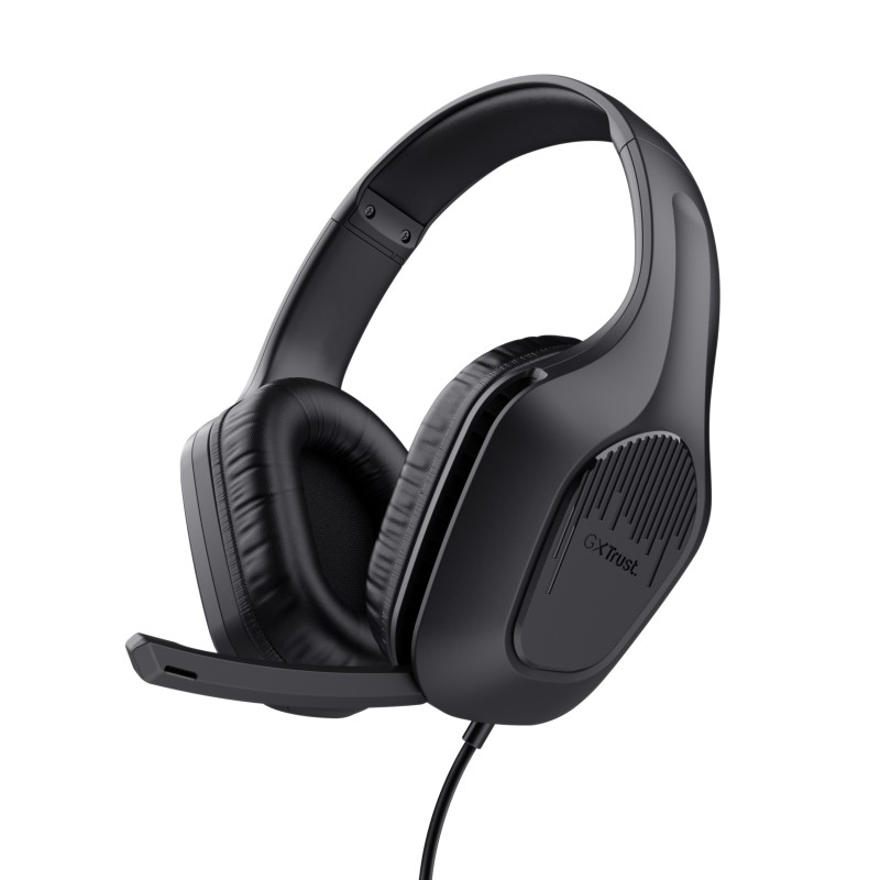 Trust GXT 415 Zirox Casque Avec fil Arceau Jouer Noir