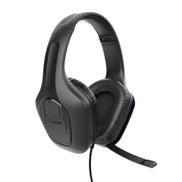 Trust GXT 415 Zirox Casque Avec fil Arceau Jouer Noir