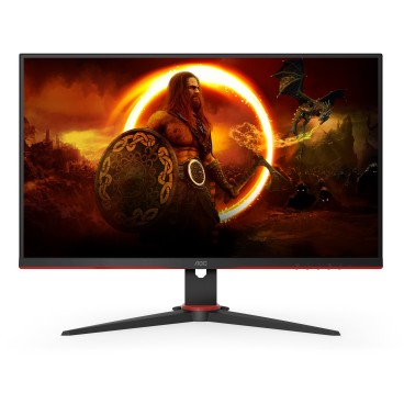 AOC 24G2SAE BK écran plat de PC 60,5 cm (23.8") 1920 x 1080 pixels Full HD Noir, Rouge