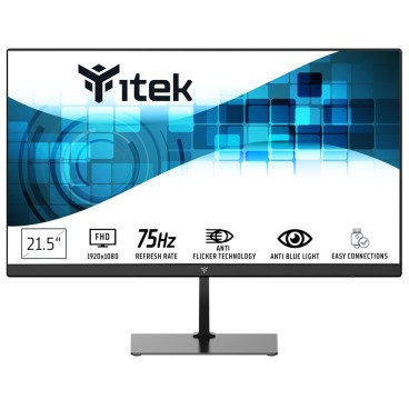 itek GWF écran plat de PC 54,5 cm (21.4") 1920 x 1080 pixels Full HD LED Noir