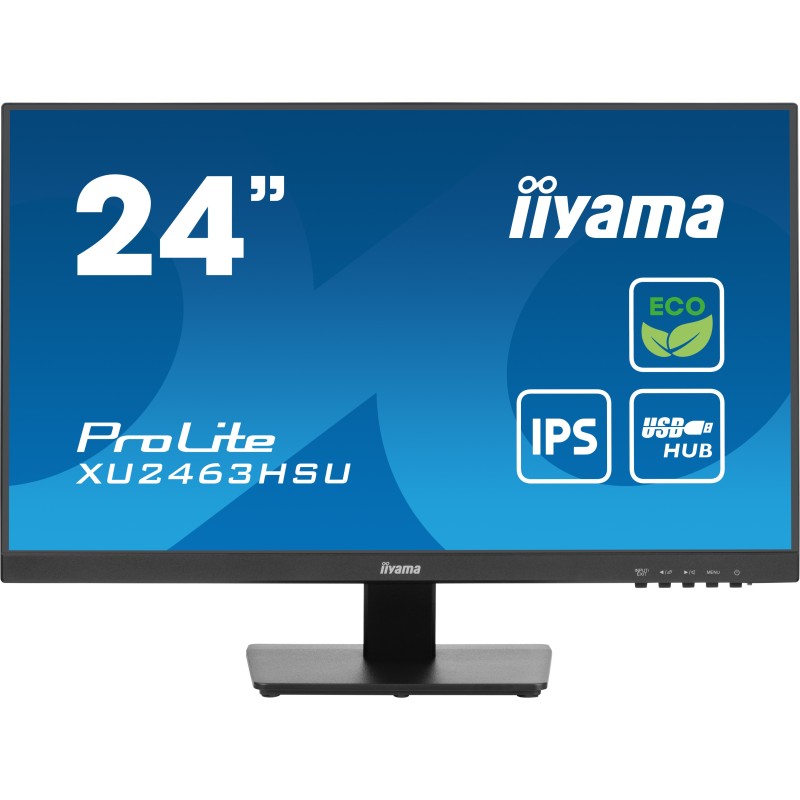 iiyama ProLite XU2463HSU-B1 écran plat de PC 60,5 cm (23.8") 1920 x 1080 pixels Full HD LED Noir