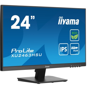 iiyama ProLite XU2463HSU-B1 écran plat de PC 60,5 cm (23.8") 1920 x 1080 pixels Full HD LED Noir