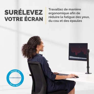 Fellowes Reflex 8502501 support d'écran plat pour bureau 81,3 cm (32") Noir