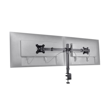 Trust GXT 1120 Mara Dual Monitor Arm support d'écran plat pour bureau 81,3 cm (32") Noir