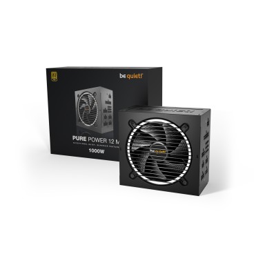 be quiet! Pure Power 12 M unité d'alimentation d'énergie 1000 W 20+4 pin ATX ATX Noir