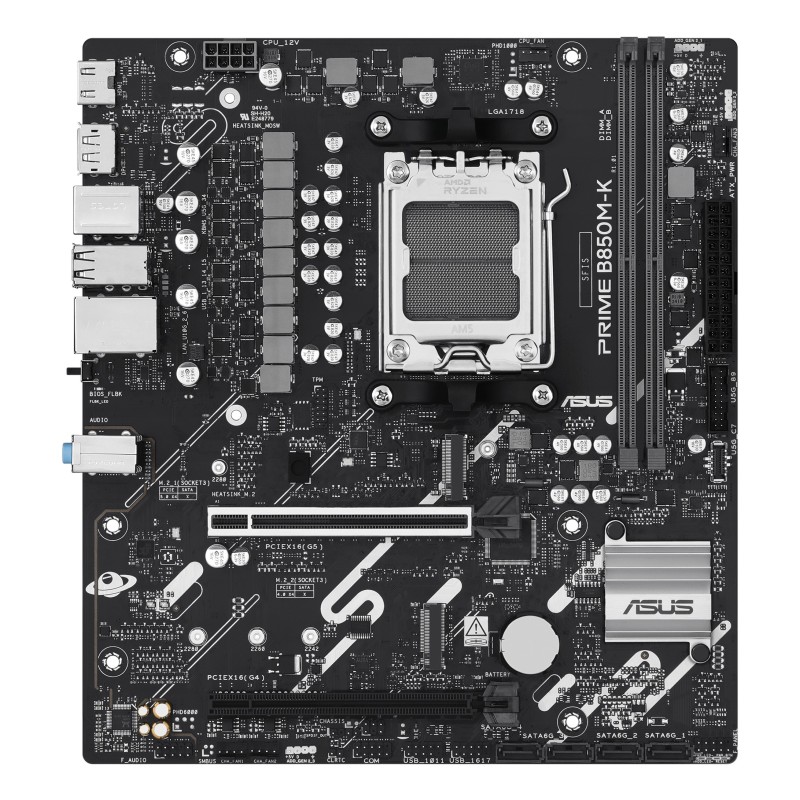 ASUS PRIME B850M-K AMD B850 Emplacement AM5 micro ATX