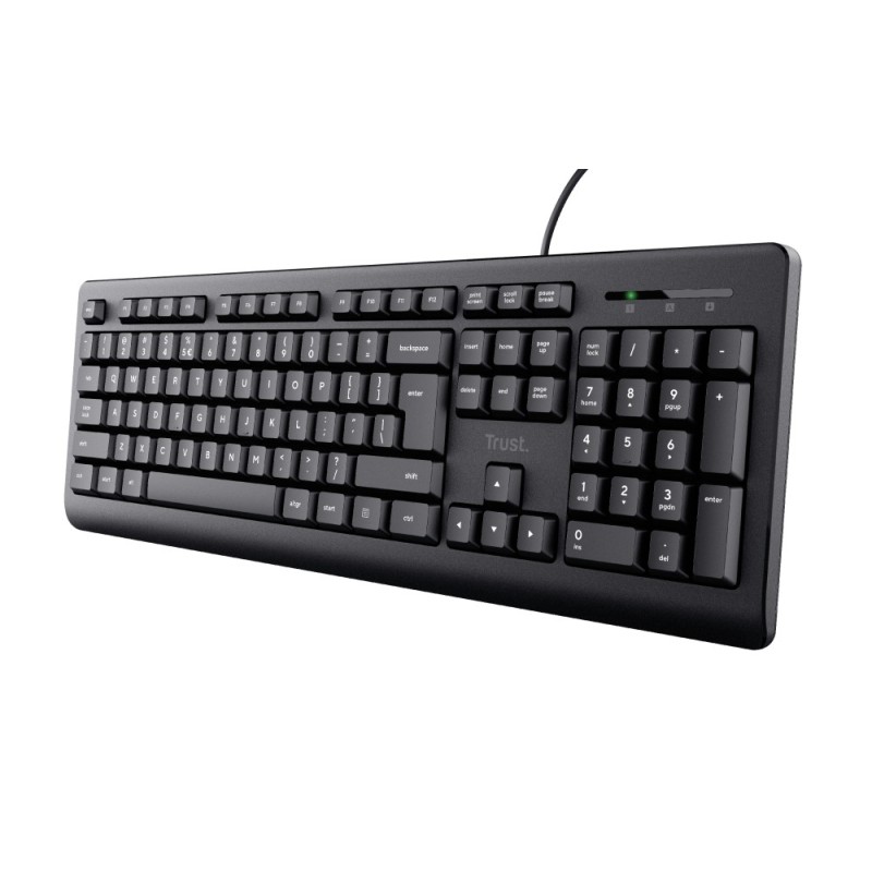 Trust TK-150 clavier Bureau USB Français Noir