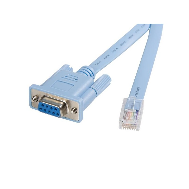 StarTech.com Câble console RJ45 vers DB9 de 1,8m pour routeur Cisco - M F